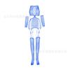 Sex underwear fishnet onesie sexy hollow long-sleeved plaid mesh