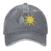 Sun and Moon Color Faces Baseball Cap Golf Hat Man Winter Hat Sun Cap Wild Ball Hat Caps For Men Women's