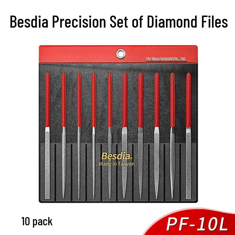 Besdia Diamond Alloy File PF-10L/PF-10/PFL-10, First-Class Quality, Taiwan