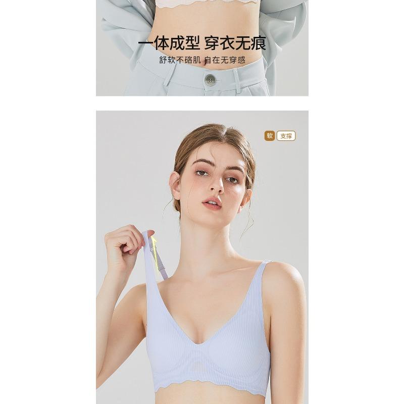 Women S Seamless Push Up No Wire Deep V Backless Bra