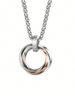 Three-ring Interlocking Necklace, Fashion Pendant, Men's and Women's Same Hip-hop Trendy Cold Versatile Neck Chain