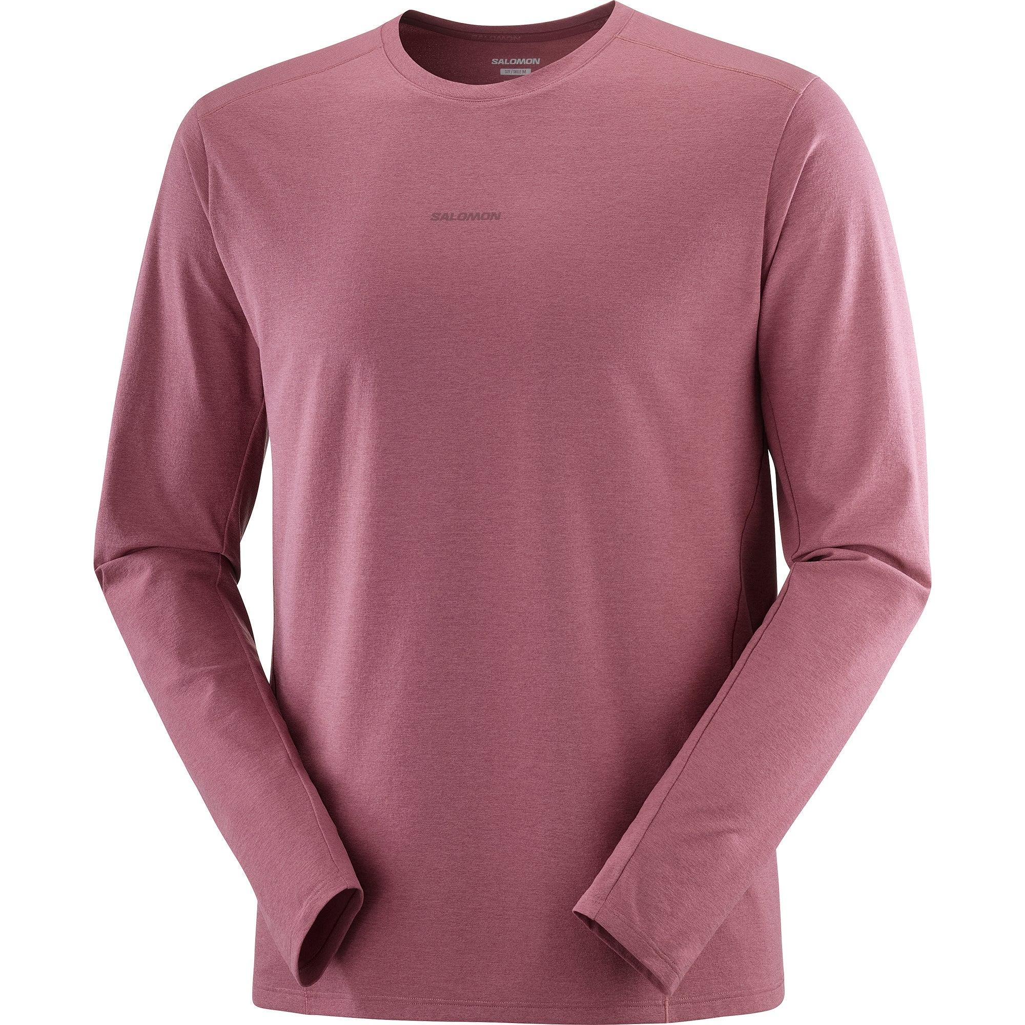 

SALOMON Серия Trackline Элегантная Минималистичная Практичная Футболка с Длинным Рукавом Мужские Топы C26500 M