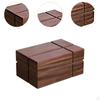 Facial Tissue Case Napkin Dispenser Wooden Ornament Paper Storage Box Holder