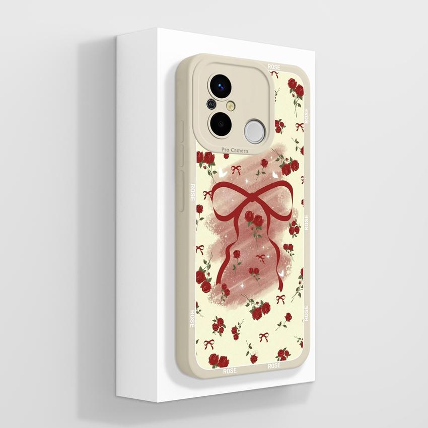 For Redmi 12C 13C 14C 10C 13R 14R 11A 15A Cute Cartoon Cat Phone Cover Liquid Silicone High Quality Anti Slip Durable Protective Case For Redmi Casing