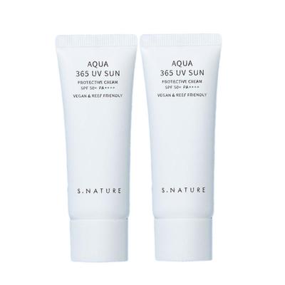 Aqua 365 UV Sun Cream SPF50+ PA++++ – 40mlx2ea | Lightweight Moisturizing Daily Sunscreen