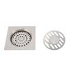 11cm 4 Inch Square Shower Drain 304 Stainless Steel 4.3x4.3in Shower Floor Drain for 50MM to 110MM