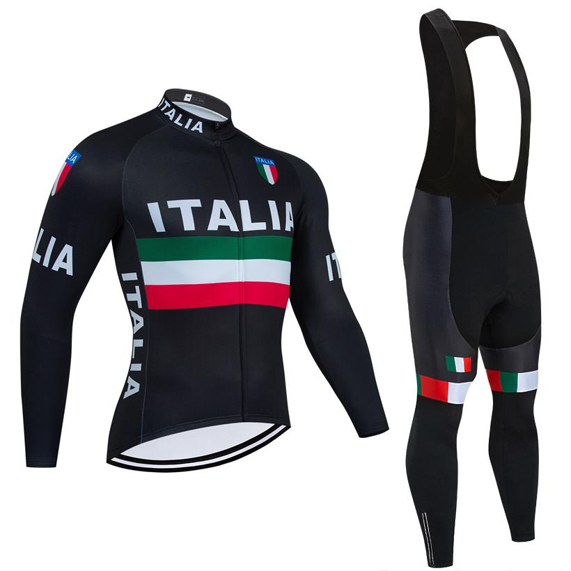

Black ITALIA Winter Cycling Jersey 2025 Colpack Team Bike Maillot Pants Suit Men 20D Ropa Ciclismo Pro Bicycl Jacket Clothing 4XL