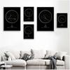 Moda Constelación Astronomía Zodiacal Arte de Pared Impresión para Guardería Pintura en Lienzo Decoración Nórdica para Niños Imagen Decoración del Hogar