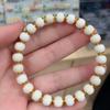 Eco-Friendly New Chinese Style White Jade Bodhi Prayer Beads Ring for Stress Relief and Relaxation