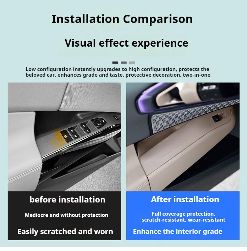 Silicone lift panel and ABS side panel For BMW X3 G45 2025 Car window lift panel new  glass button frame car decoration products