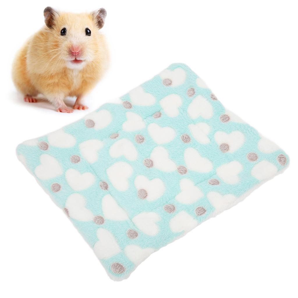 Hamster Warme Fleece-Matte Weich und Bequem Hamster Winter Warme Schlafmatte für Hamster Kaninchen Chinchilla