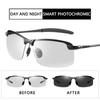 Photochromic Sunglasses Men Chameleon Glasses Male Change Color Sun Glasses Day Night Vision Driving Eyewear Uv400