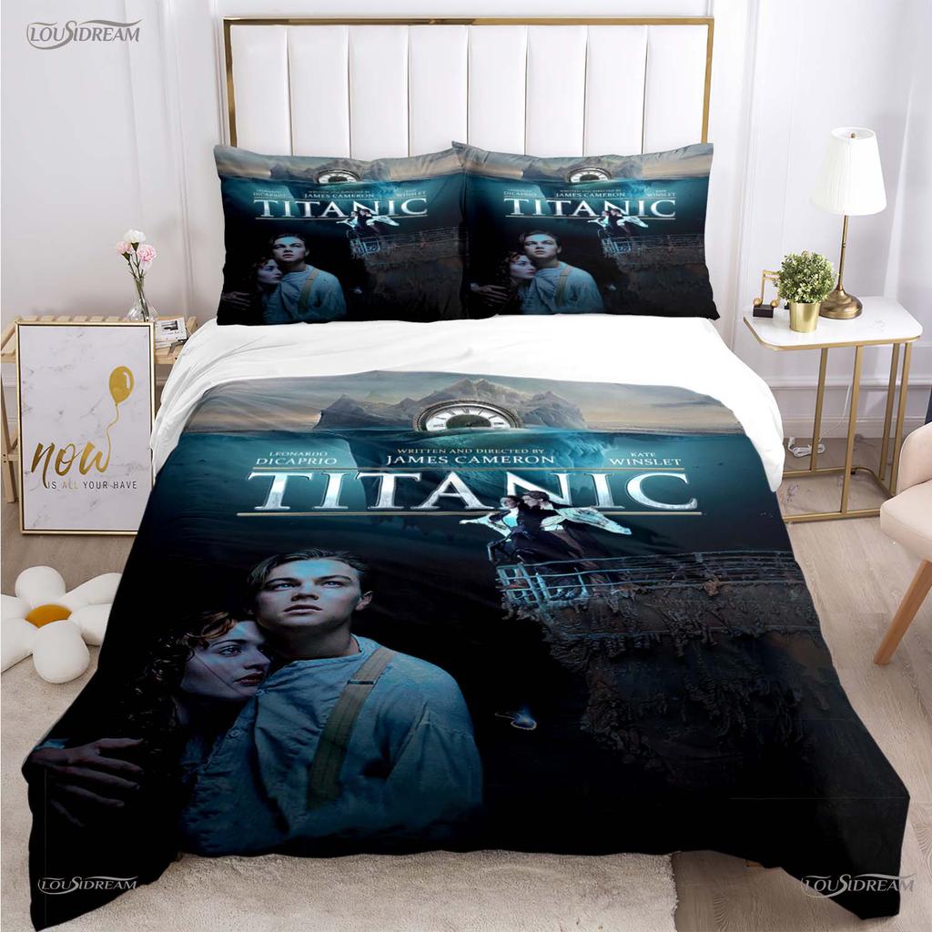 Comforter Titanic Romantic Love All Season Comforter Bedding Sets Soft And S Single/Double/Queen/King