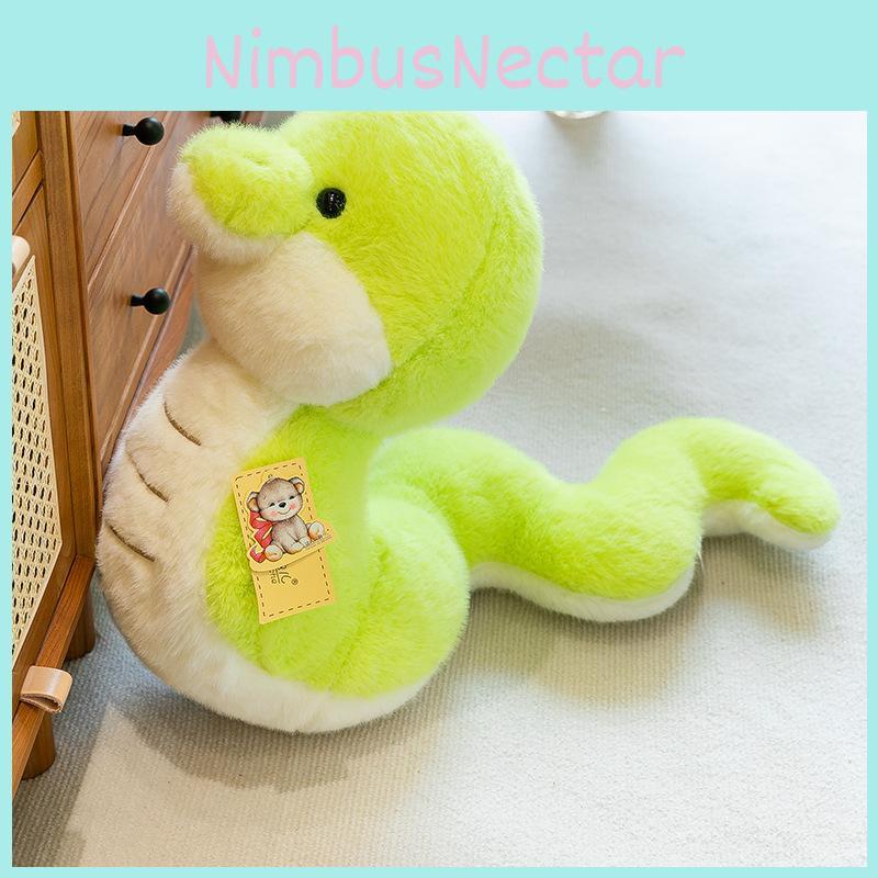 The Year Of Snake Mascot Plush Toy Cartoon Stuffed Animal Doll Gift Decoration