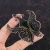 Green Fire Labradorite Pendant Copper Wire Wrapped Pendant Handmade Pendant Copper Jewelry Gemstone Pendant Butterfly Jewelry Gift For Women