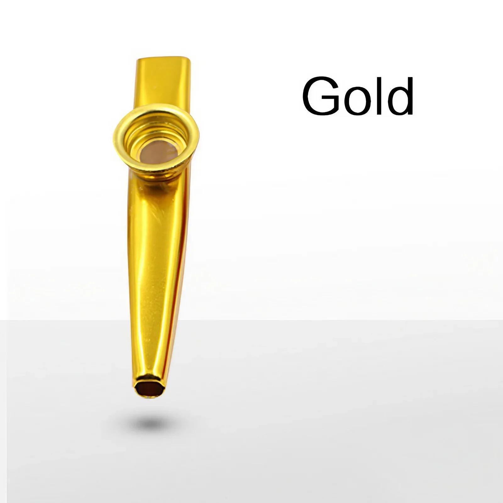 

Simple Design Lightweight Kazoo Aluminum Alloy Metal For Guitar Instrument Music Lovers Instrument Musical Instrument strumenti золотий