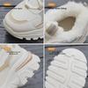 Women's 2024 Cross-Border Thick-Soled White Velvet Dad Shoes for Autumn/Winter: Casual, Sporty, and Versatile