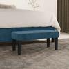 vidaXL Sitzbank Dunkelblau 70x30x30 Cm Samt