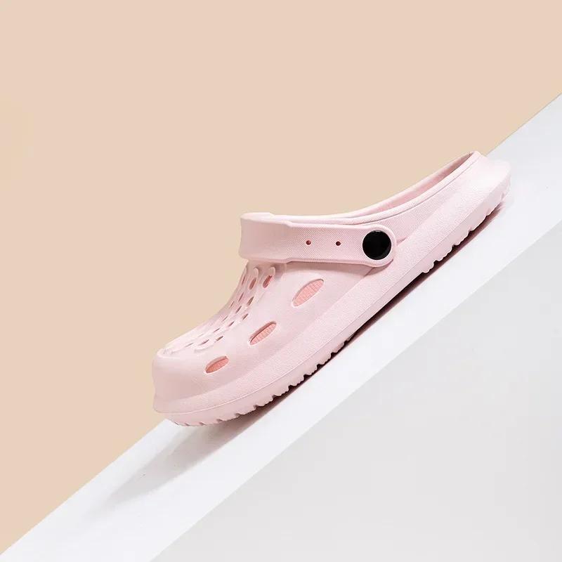 Sandale de modă Papuci confortabili, impermeabili, cu talpă moale, pantofi de grădină, sandale pentru alăptare pentru interior, pantofi pentru femei, tobogane de vară în aer liber