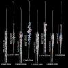 Colorful Acrylic Icicle Christmas Tree Ornaments