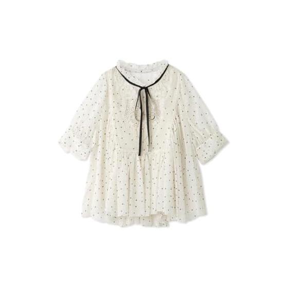 SNIDEL Embroidered Willow Blouse SWFB261268 Women s