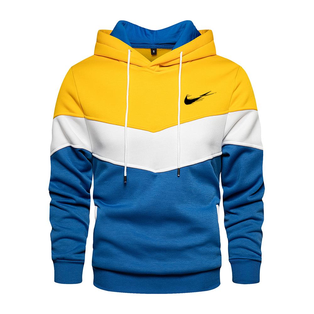 

Нова високоякісна бавовняна брендова чоловіча жіноча толстовка з капюшоном, осінь і зима, хіп-хоп, вуличний светр з капюшоном, парна толстовка L жовтий