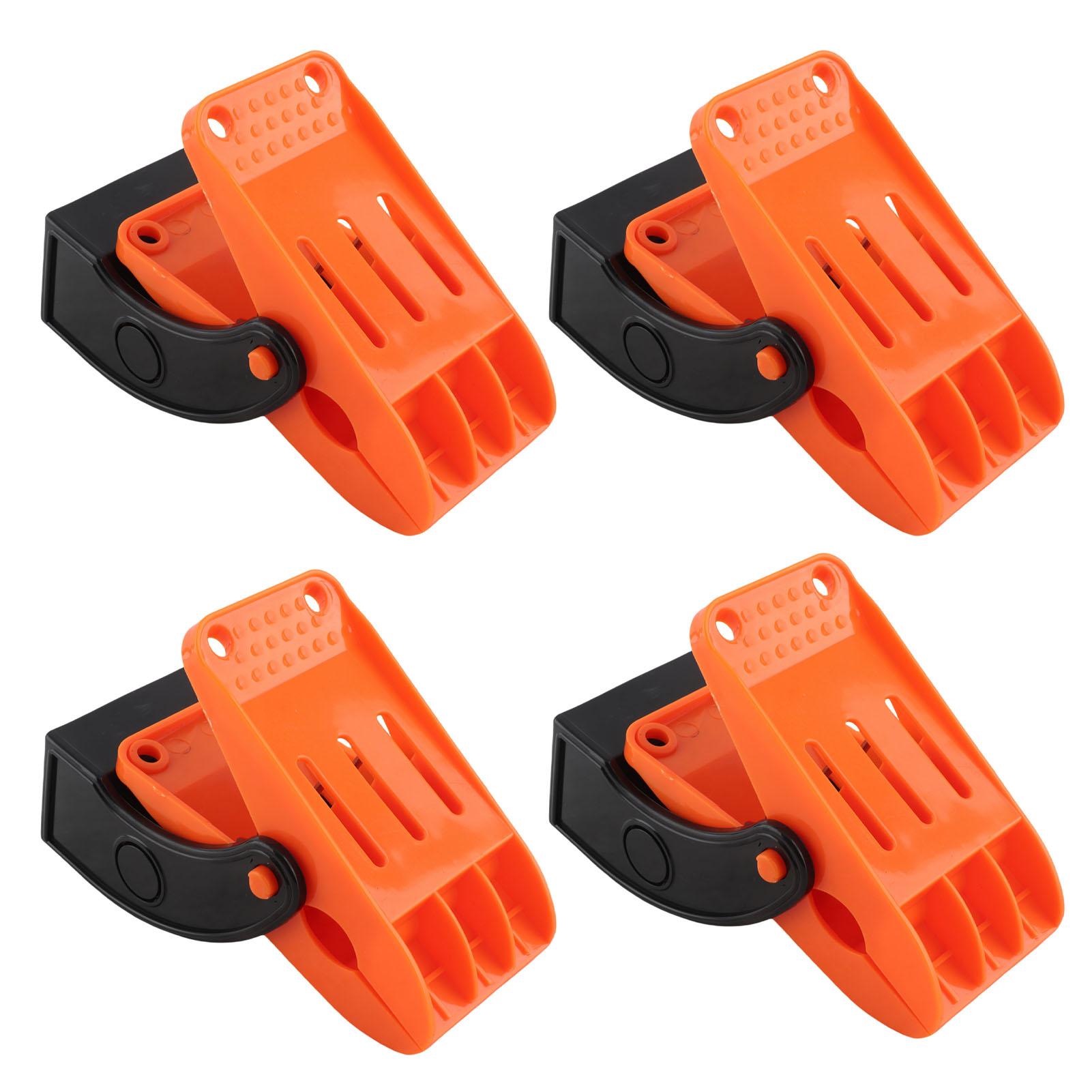 4 Sets Car Wash Mat Clamp Anti Slip Stainless Steel Oxidation Proof Car Wash Floor Mat Hanger for Vehicle