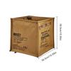 60L Large Capacity Portable Folding Trash Can Lawn & Leaf Waste Bag with Rope Storage Durable Oxford Fabric for Outdoor Camping