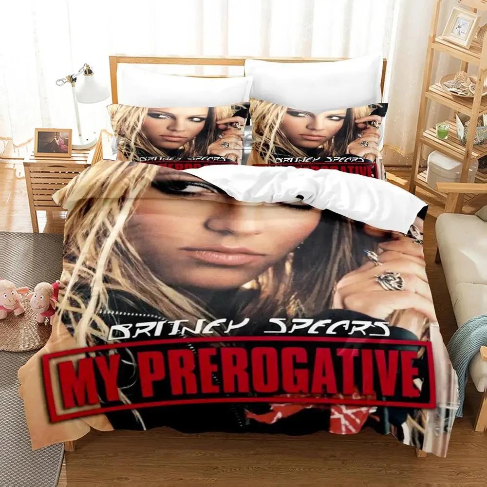  Britney Single Twin Full Queen King Size Bed Cover 3D Bedding Set for Boys Bedroom Duvet Cover Bed Set Quilt Cover Pillowca