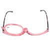 Magnifying Makeup Glasses Flip Down Scratch Resistant Lens Folding Cosmetic Reading Glasses for