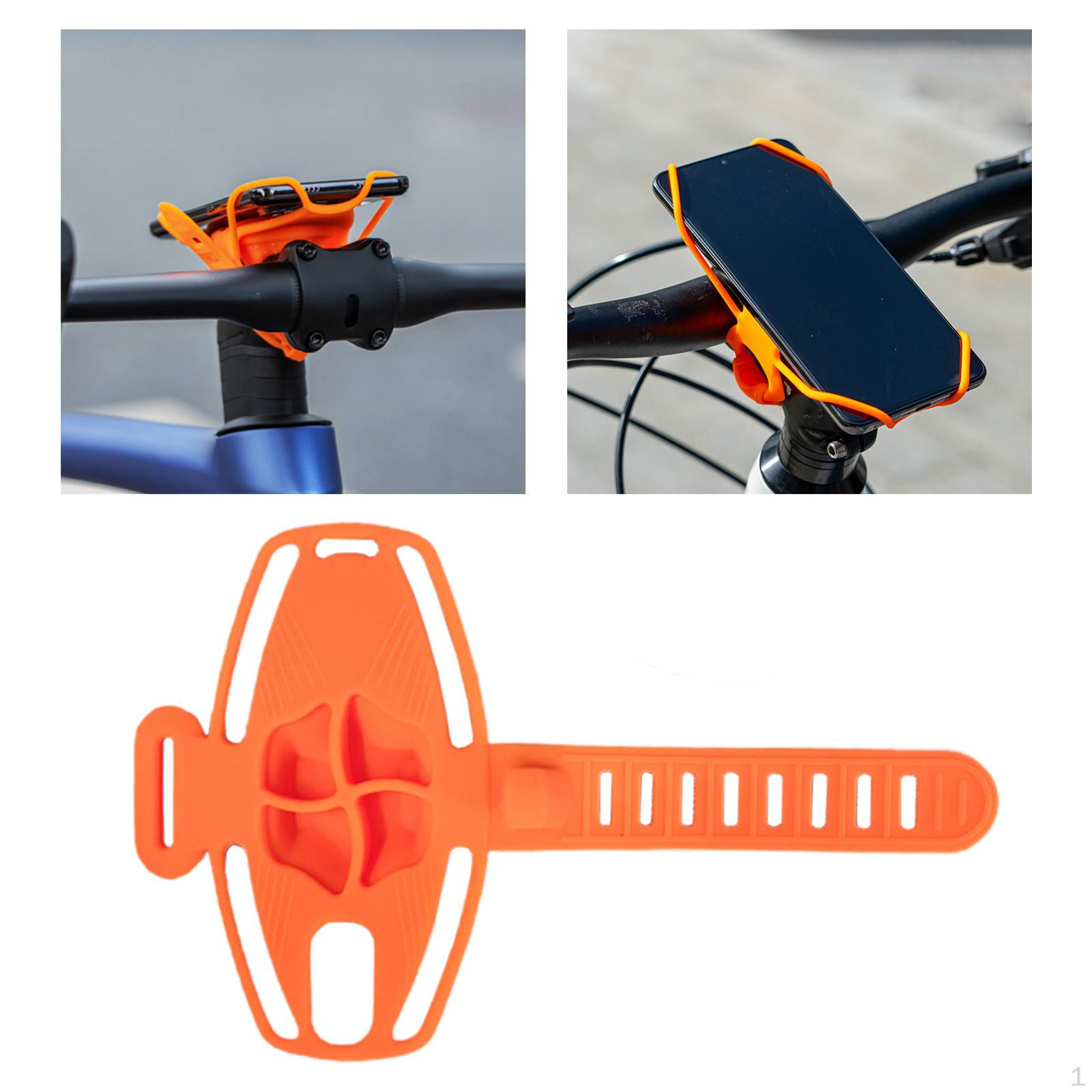 

Велосипедный держатель для мобильного телефона, портативное крепление для дорожных велосипедов, мотоциклов, мотоциклов оранжевый