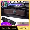 Autoaufkleber Für Alfa Romeo 1 Stück Leder Auto-Sitzspalt-Aufbewahrungsbox Telefon Schlüssel Organizer Für Alfa Romeo Giulietta 159 147 156 166 M