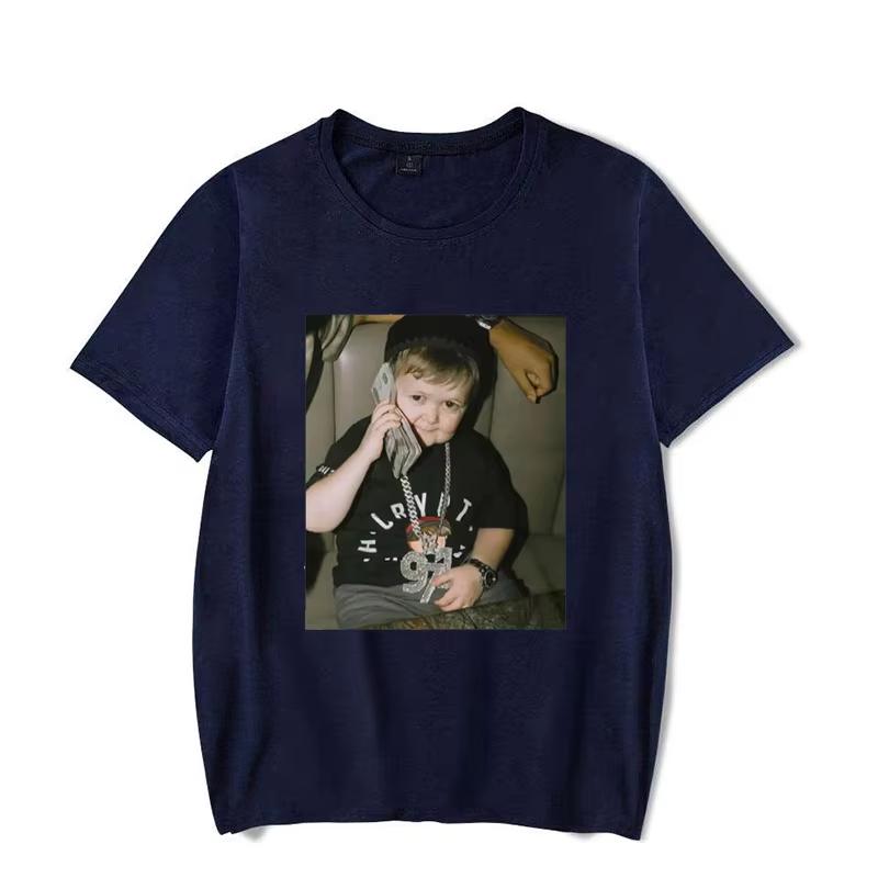Hasbulla Kampf T-Shirt Mini Khabib Blogger Grafik T-Shirts Unisex Damen Hohe Qualität Oversize T-Shirt Streetwear