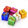 Christmas Mini Box Ornaments Foam Gift Box Color Candy Box Xmas Tree Hanging Pendant New Year Party Christmas Decoration