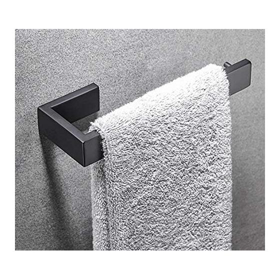 Towel Rack, Hand Towel Ring Holder SUS304 Stainless Steel, Bathroom and Kitchen Towel Rack Mounting Hardware Set, Hotel and Home Cupboard, Matte