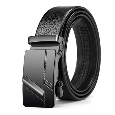 Men's Automatic Buckle Business Belt, Fashionable Casual Buckle Belt, Suit and Jeans Can Be Used Together, Universal for All Seasons