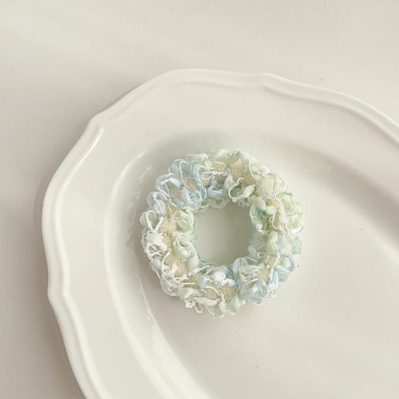

Forest Lace Towel Hair Ring Fairy Sweet Hair Rope Macaron Simple Hair Accessories