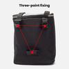 Bike Handlebar Bag Waterproof Large Capacity Cartoon Pattern Zipper Closure Double Layer Bike Front Bag Electric Bicycle Handlebar Frame Bag