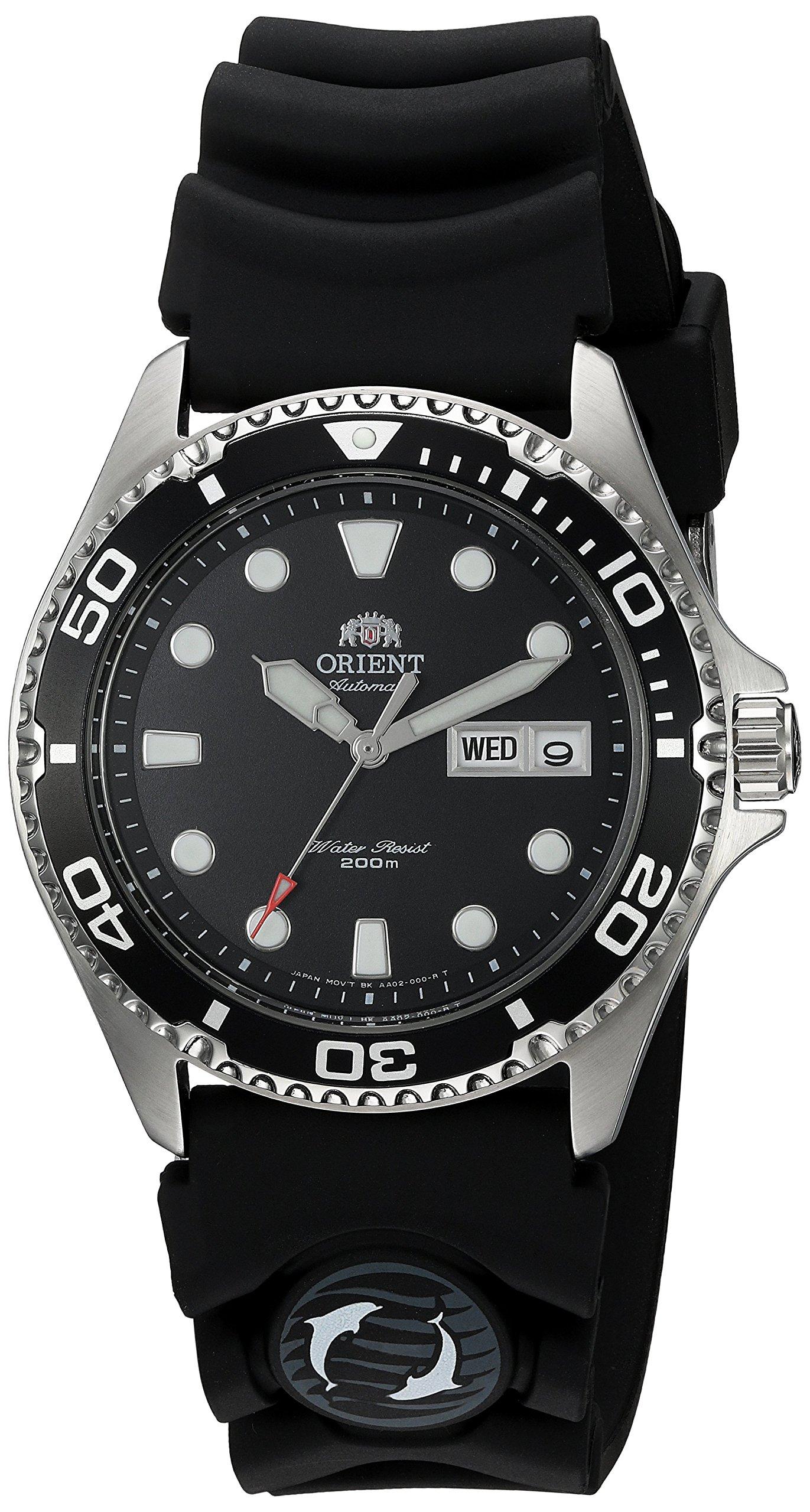 

ORIENT Automatic manual Overseas Model RAY Black [Orient] (with winding) Watch, II, FAA02007B9, Men s [Parallel Import]