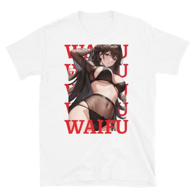 T-shirt Unisex a Maniche Corte Ecchi Anime Girl Hentai Sexy Manga Waifu