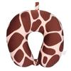 U-Shaped Crystal Soft Foam Neck Support Travel Pillow for Side Sleepers