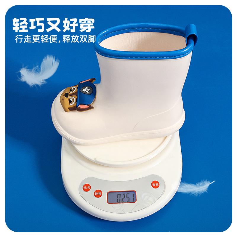 Paw Patrol Children's Rain Boots Boys Baby Non-Slip Rain Boots Girls Students Rainy Day Waterproof Water Shoes Toddler Rubber Shoes