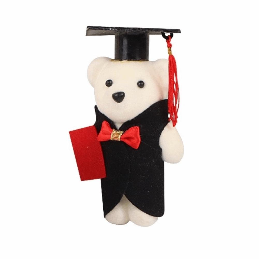 Set da 10 Pezzi Mini 14cm Stagione della Laurea Orso Bouquet di Fiori Orso Dottore Regalo di Laurea