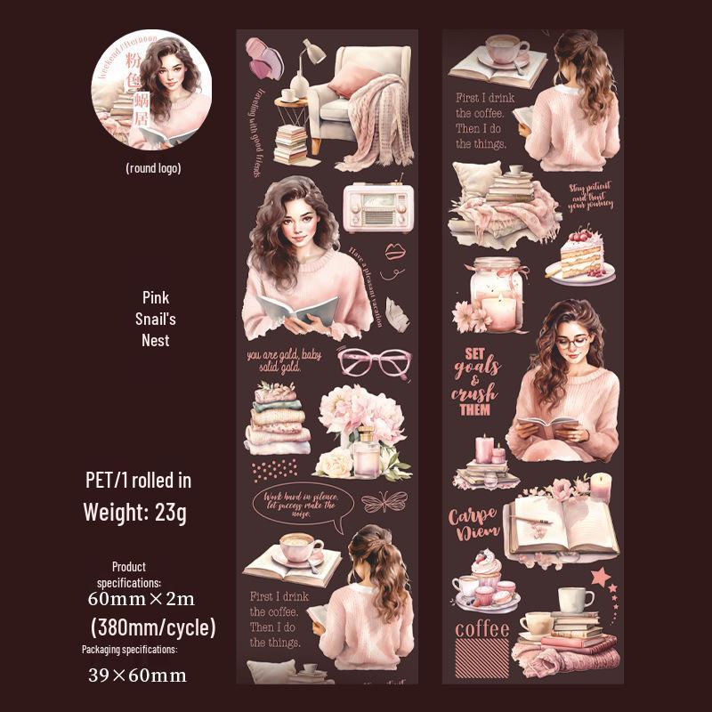 

Прекрасный день Тематические кофейные DIY наклейки на велосипед: Чтение временных рядов, 6 типов