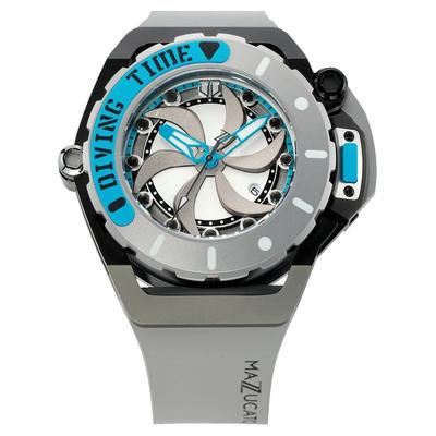 RIM Scuba Niebiesko-szary Dwustronny Podwójna tarcza Automatyczny SUB06-GY312 100M Zegarek męski