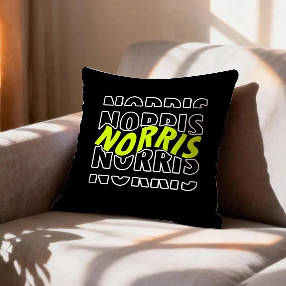 racing regulations LLando Norris Rectangle Pillow Case Pattern Printed Pillowcase For Living Room Sofa Cushion Cover