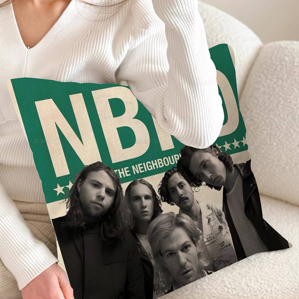 

The NNeighbourhood Band Cushion Cover Pillow Cover Decor Pillowcase Printed Cushion Case For Couch 30x30 cm