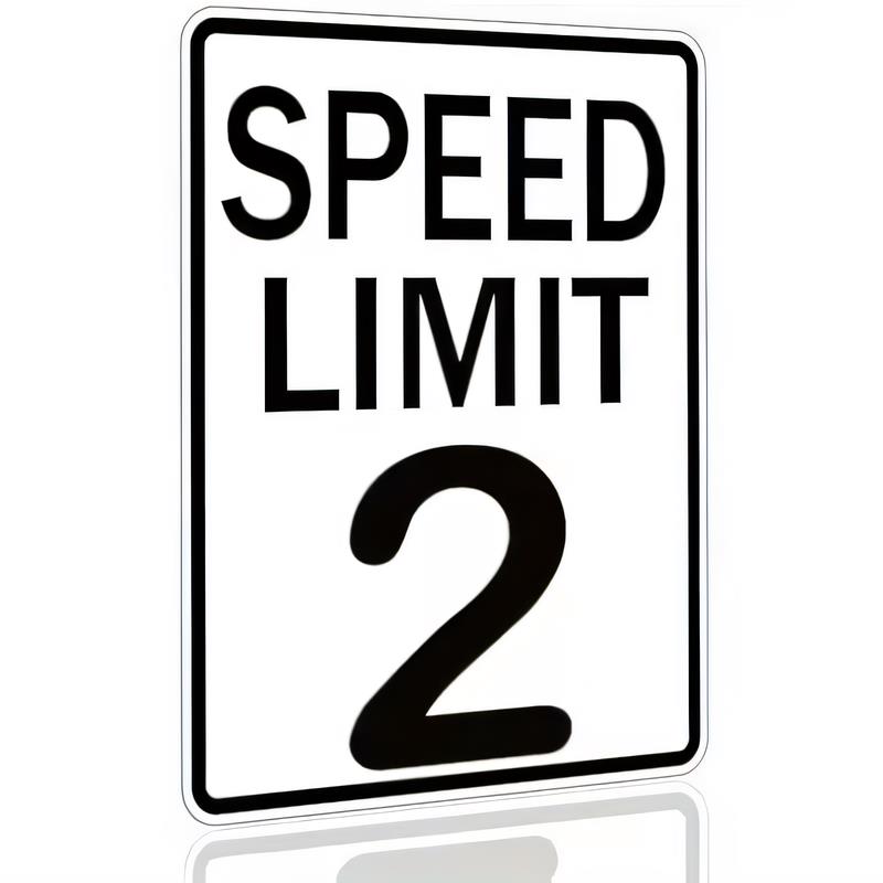 Tin Sign Speed Limit Vintage Metal Street Sign Wall Decor for Garage Man Cave Bar Pub Office Retro Warning Plaque Waterproof