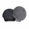 Vintage Striped Washed Denim Newsboy Cap Men Women British Retro Octagonal Beret Autumn Fashion Painter Hat Casual Peaked Cap
