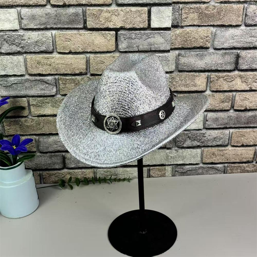 Christmas Event Hat Western Cowboy Hat Summer Versatile Jazz Western Cowboy Hat